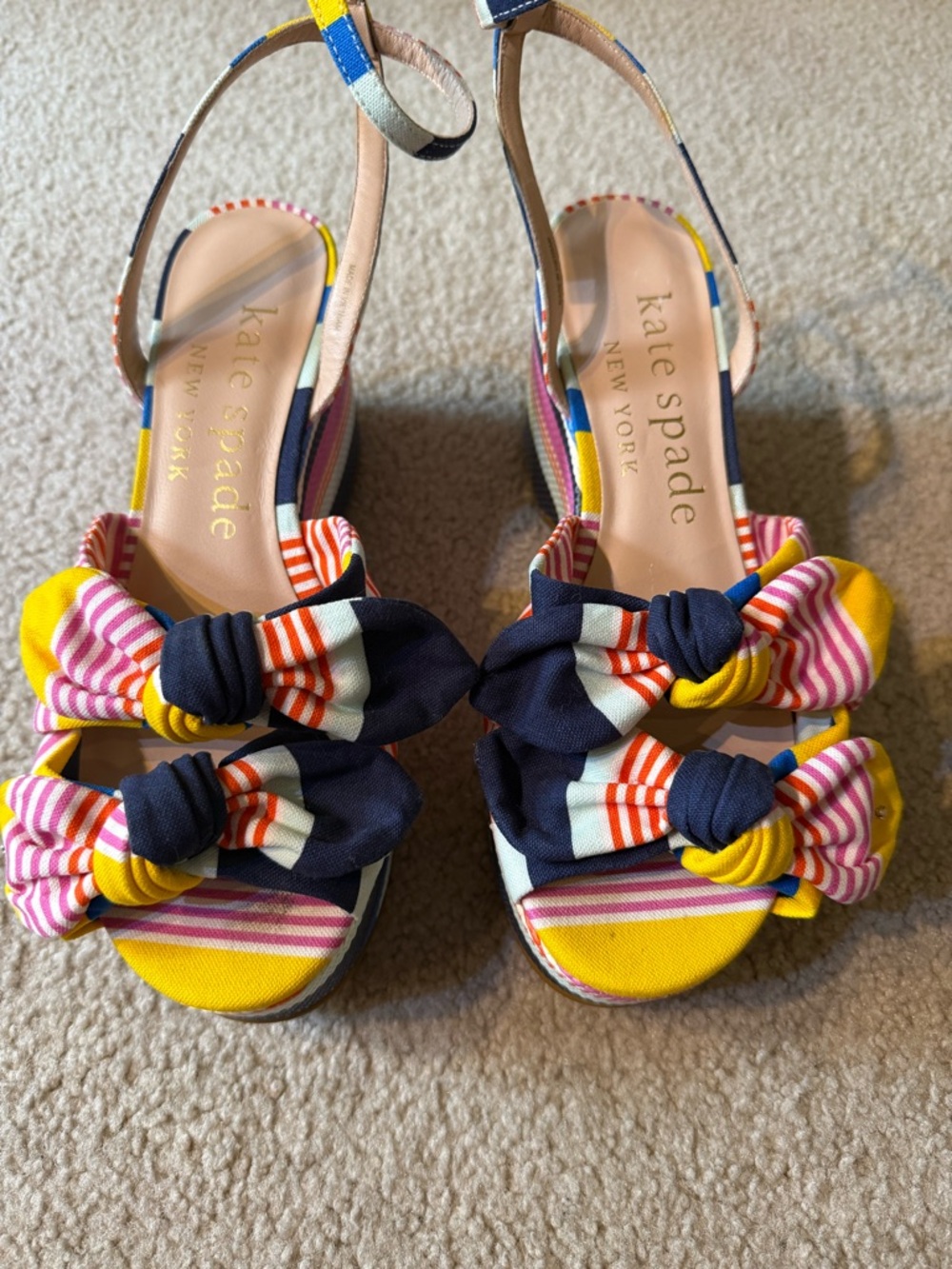 Kate spade Julep Multi Wedge size 8,5 - Picture 3 of 9